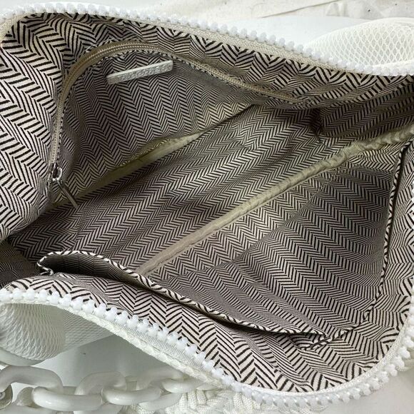 Ahdorned Neoprene Multi Way Crossbody Shoulder Bag White  New Without Tag. - Picture 12 of 16